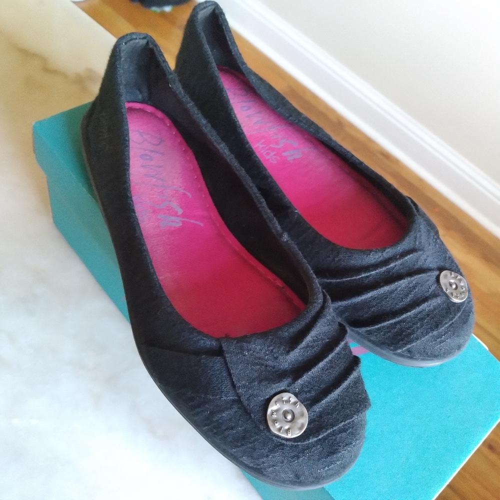 Blowfish Girls 2M Black Flats